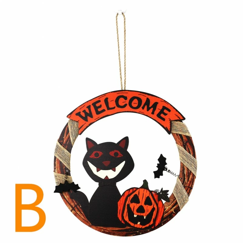 Etaya Welcome House Garland Door Hanger Decoration Supplies For Halloween - Image 5