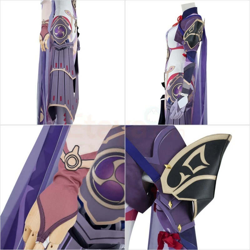 Etaya Raiden Shogun Cosplay Costume New Genshin Impact Suits - Image 7