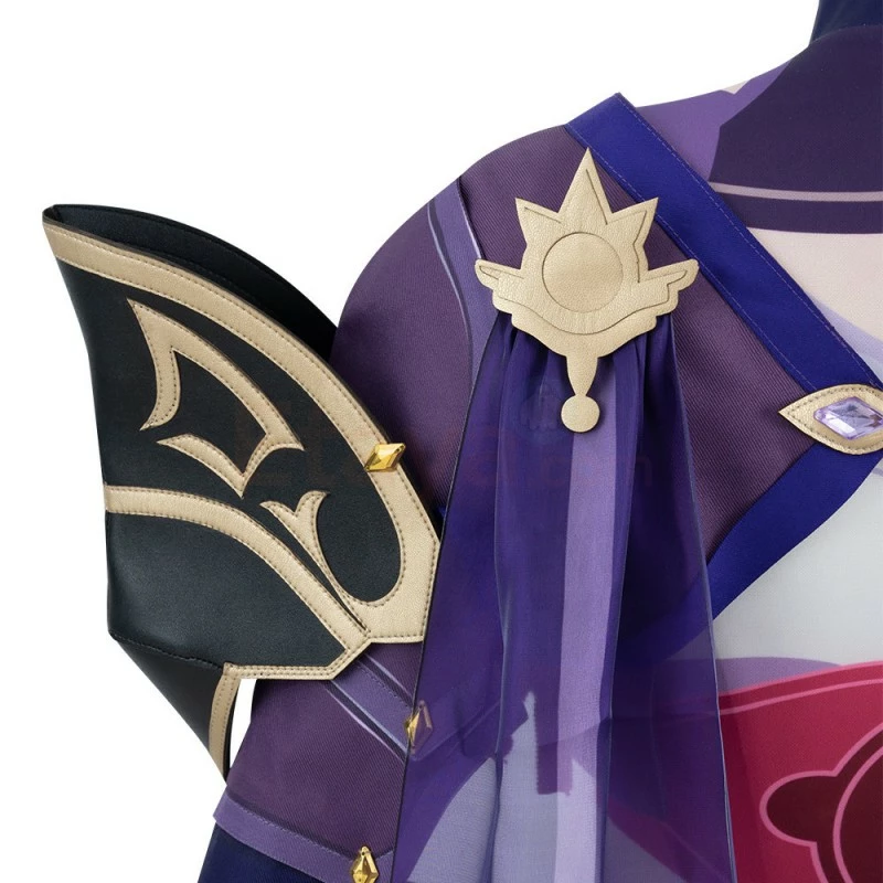 Etaya Raiden Shogun Cosplay Costume New Genshin Impact Suits - Image 8