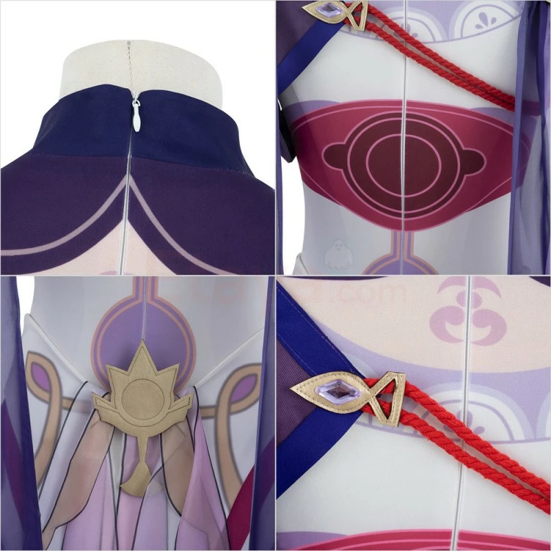 Etaya Raiden Shogun Cosplay Costume New Genshin Impact Suits - Image 9