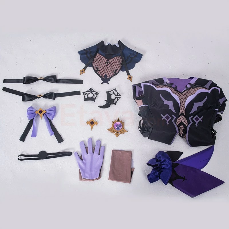 Etaya Game Genshin Impact Fischl Cosplay Costumes - Image 5