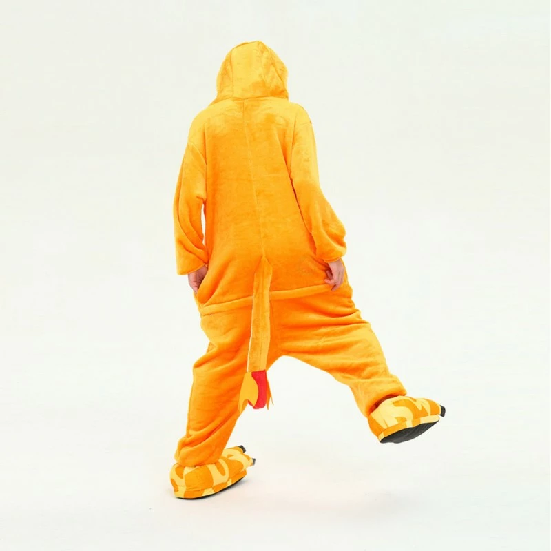 Etaya Kids Fire Dragon Kigurumi Animal Onesies Pajamas - Image 6