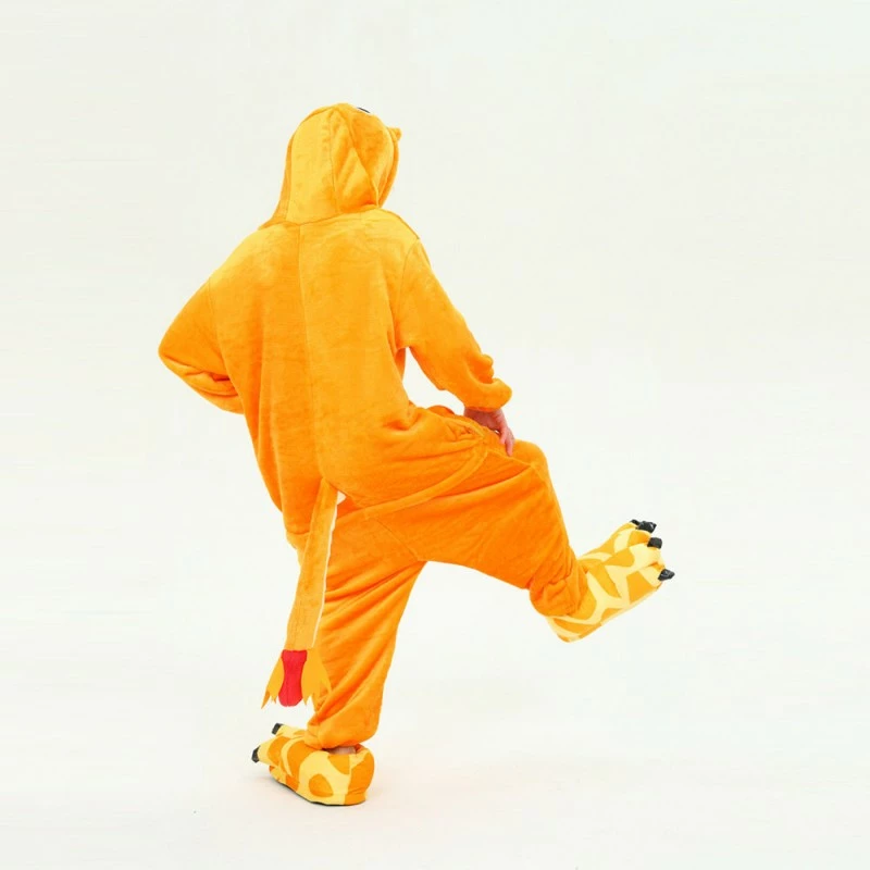 Etaya Kids Fire Dragon Kigurumi Animal Onesies Pajamas - Image 7
