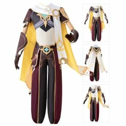 Etaya Traveler Cosplay Costumes Game Genshin Impact Suit
