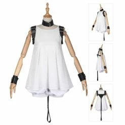 Etaya White Girl Costume Nier Reincarnation Woman In White Dress Cosplay Suit