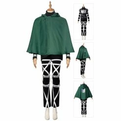 Etaya Levi Ackerman Costume Attack On Titan Cosplay Final Season The Survey Corps Suit