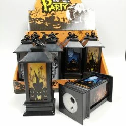 Etaya Four LED Electronic Square Lights Halloween Atmosphere Decoration Props Lights