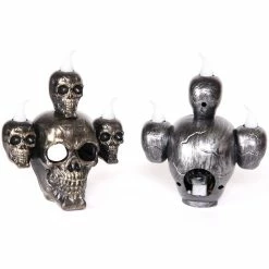 Etaya Luminous Skull Decorations Halloween Smoke Sandalwood Skull Decorations