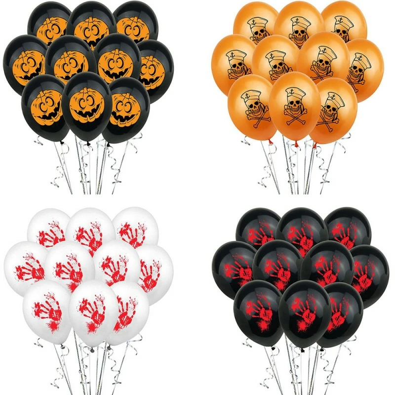 Etaya Party Decoration Horror Blood Handprint Balloons For Halloween