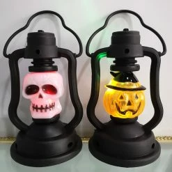 Etaya Colorful Portable Kerosene Lamp Small Lantern Decoration Props For Halloween