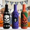 Etaya Halloween Knitted Wine Bottle Bag Decoration