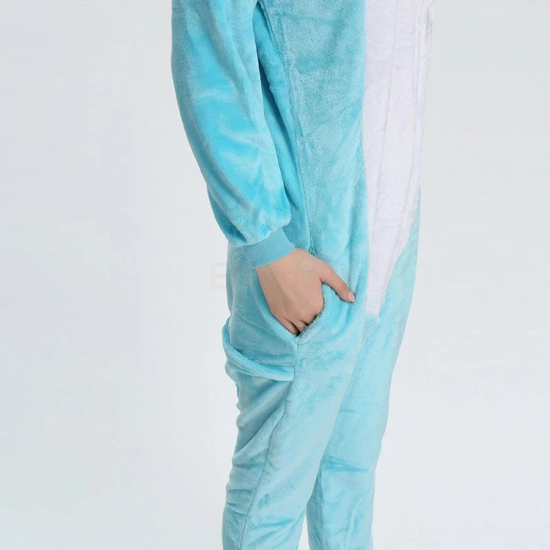 Etaya Blue Hippo Kigurumi Animal Onesie Pajama Costumes For Adult - Image 15