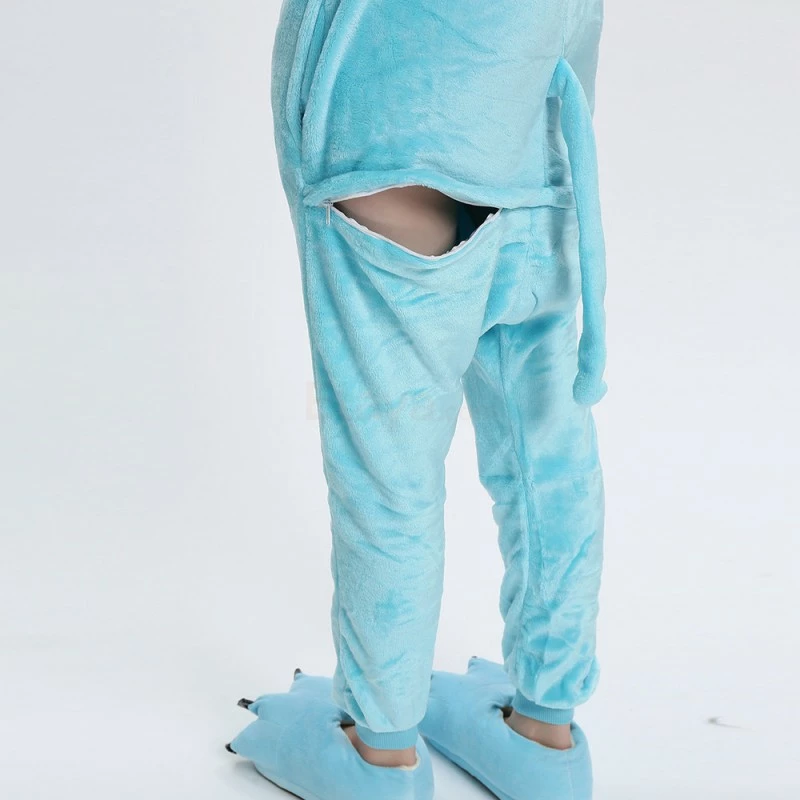 Etaya Blue Hippo Kigurumi Animal Onesie Pajama Costumes For Adult - Image 16