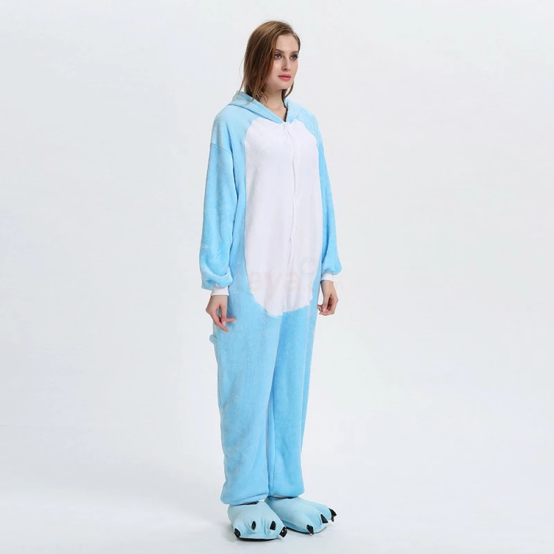 Etaya Blue Cat Kigurumi Animal Onesie Pajama Costumes For Adult - Image 4
