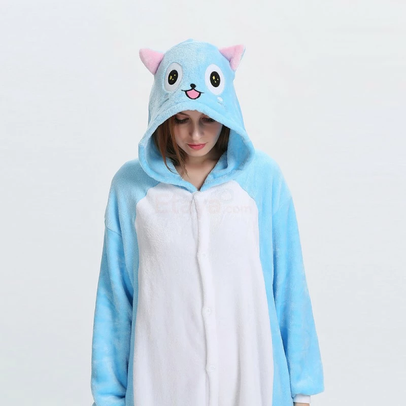 Etaya Blue Cat Kigurumi Animal Onesie Pajama Costumes For Adult - Image 14