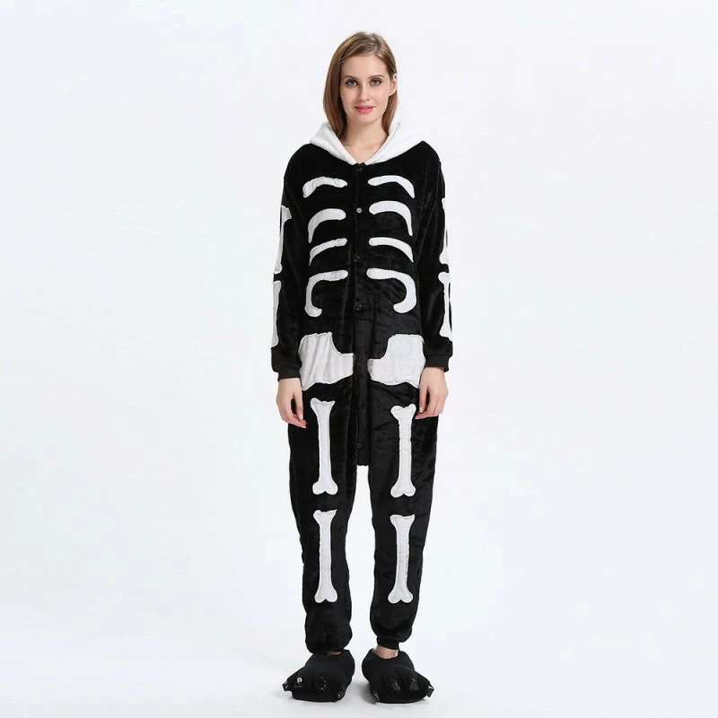 Etaya Skeleton Kigurumi Animal Onesie Pajama Costumes For Adult - Image 2