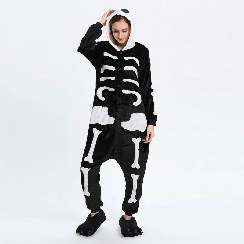 Etaya Skeleton Kigurumi Animal Onesie Pajama Costumes For Adult - Image 9