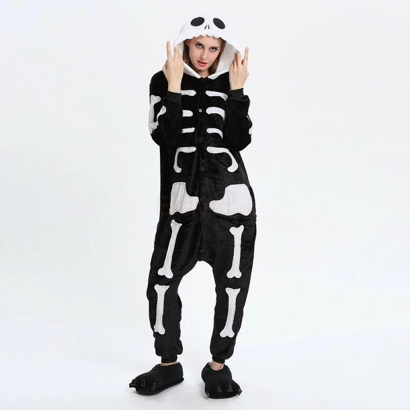 Etaya Skeleton Kigurumi Animal Onesie Pajama Costumes For Adult - Image 10