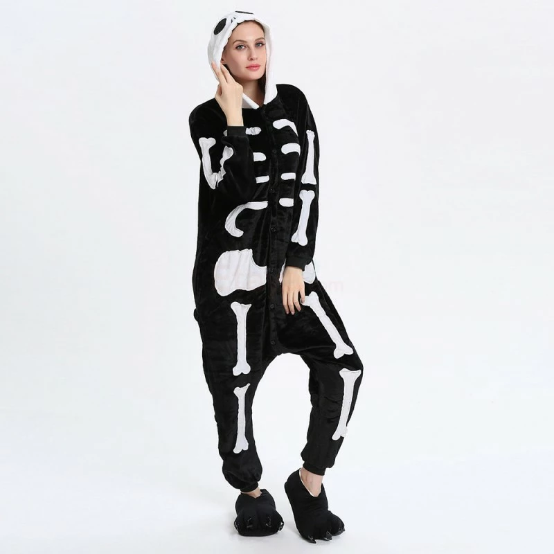 Etaya Skeleton Kigurumi Animal Onesie Pajama Costumes For Adult - Image 11