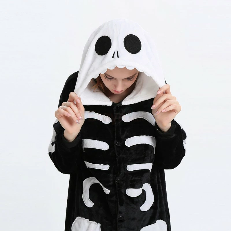 Etaya Skeleton Kigurumi Animal Onesie Pajama Costumes For Adult - Image 12