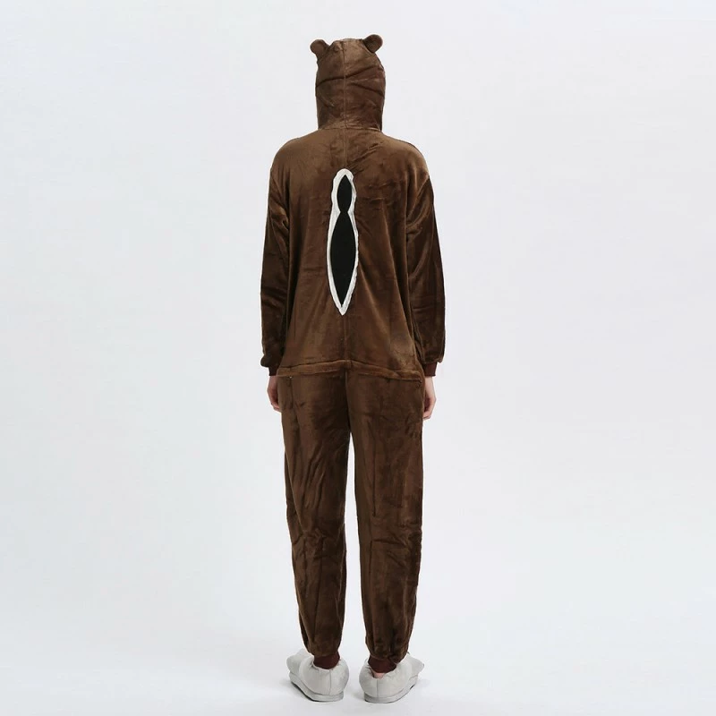 Etaya Chipmunk Kigurumi Animal Onesie Pajama Costumes For Adult - Image 5