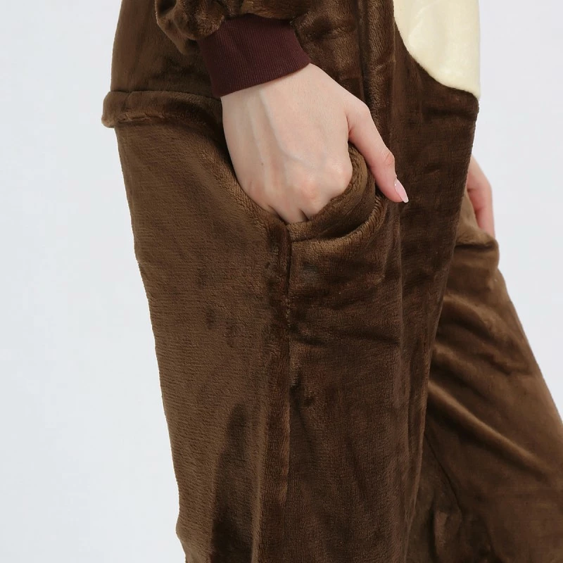 Etaya Chipmunk Kigurumi Animal Onesie Pajama Costumes For Adult - Image 16