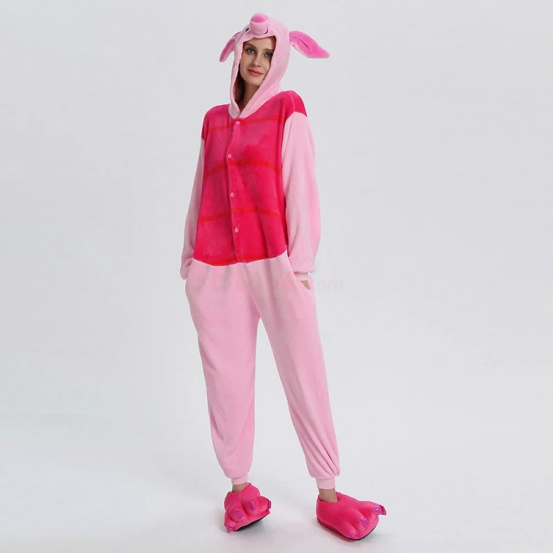 Etaya Piglet Kigurumi Animal Onesie Pajama Costumes For Adult - Image 8