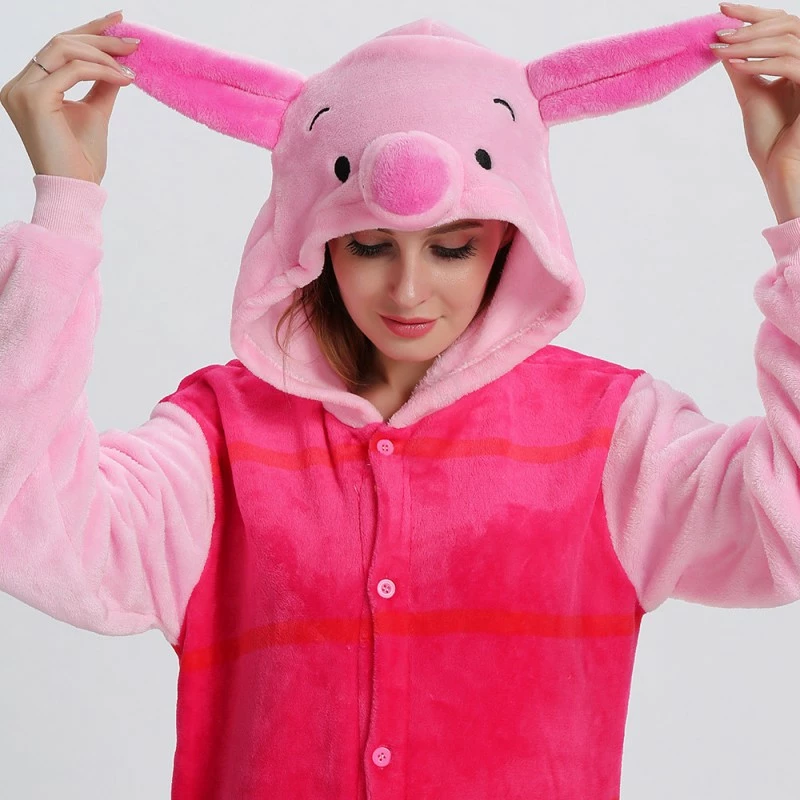 Etaya Piglet Kigurumi Animal Onesie Pajama Costumes For Adult - Image 12