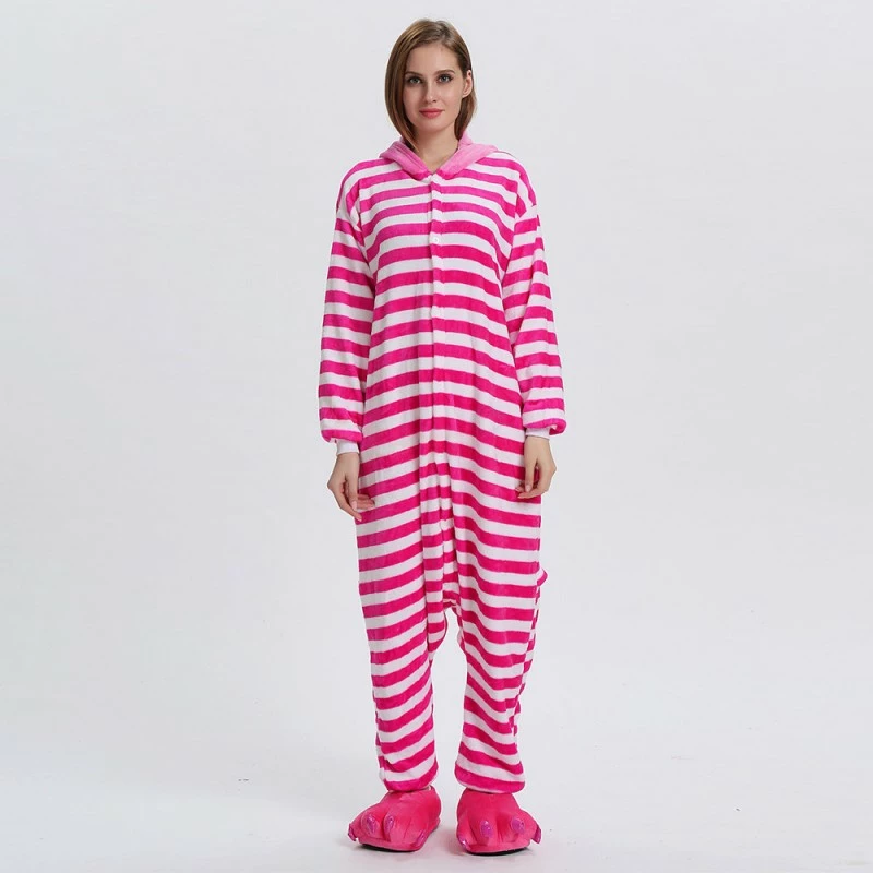 Etaya Cheshire Cat Kigurumi Animal Onesie Pajama Costumes For Adult - Image 2