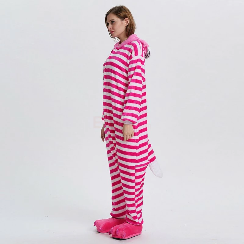 Etaya Cheshire Cat Kigurumi Animal Onesie Pajama Costumes For Adult - Image 3