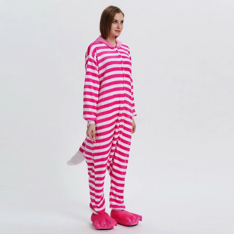 Etaya Cheshire Cat Kigurumi Animal Onesie Pajama Costumes For Adult - Image 4