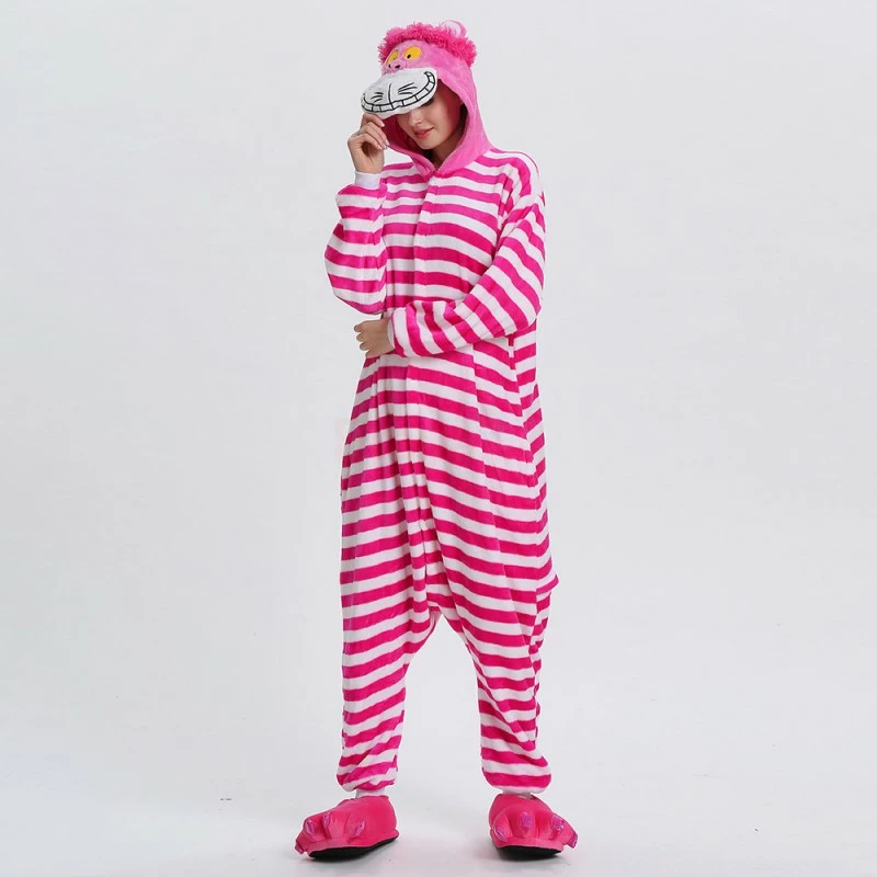 Etaya Cheshire Cat Kigurumi Animal Onesie Pajama Costumes For Adult - Image 7