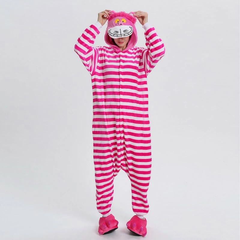 Etaya Cheshire Cat Kigurumi Animal Onesie Pajama Costumes For Adult - Image 8