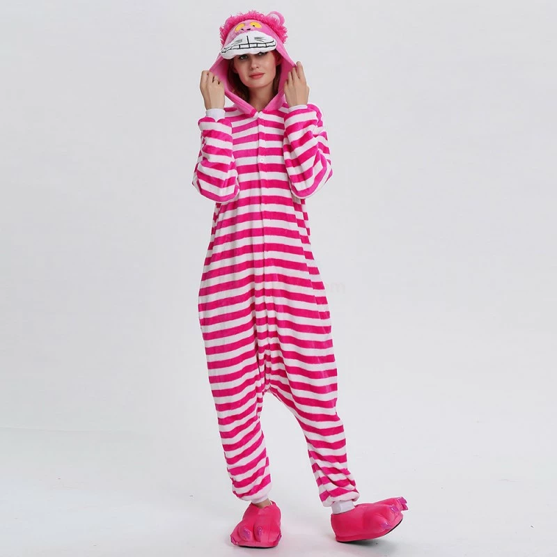 Etaya Cheshire Cat Kigurumi Animal Onesie Pajama Costumes For Adult - Image 11