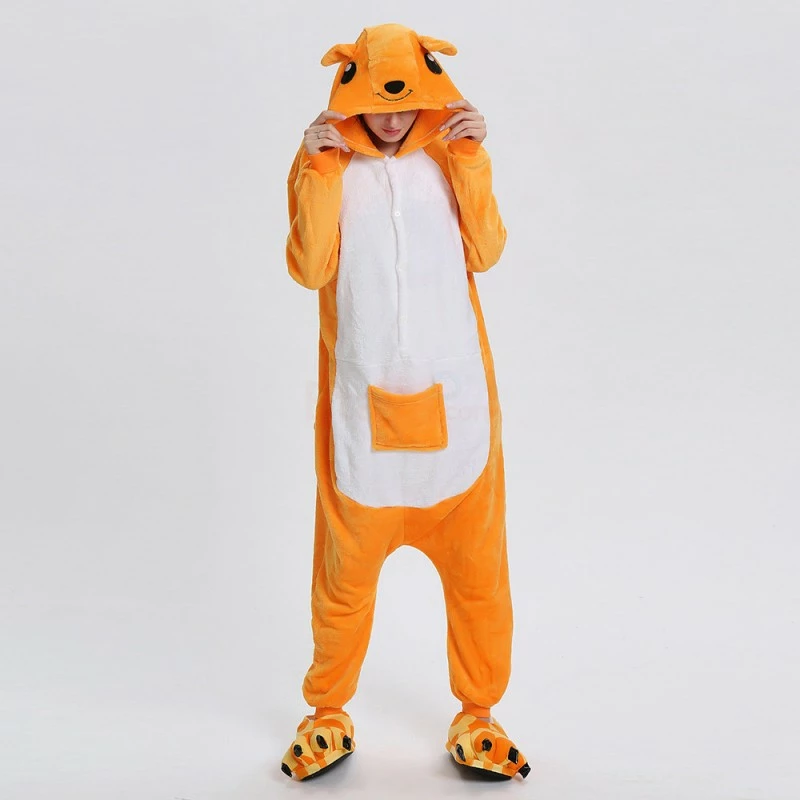 Etaya Kangaroo Kigurumi Animal Onesie Pajama Costumes For Adult - Image 8