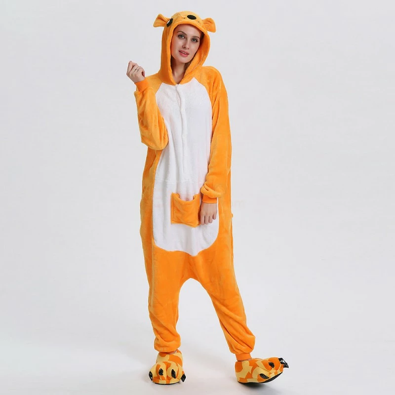 Etaya Kangaroo Kigurumi Animal Onesie Pajama Costumes For Adult - Image 11