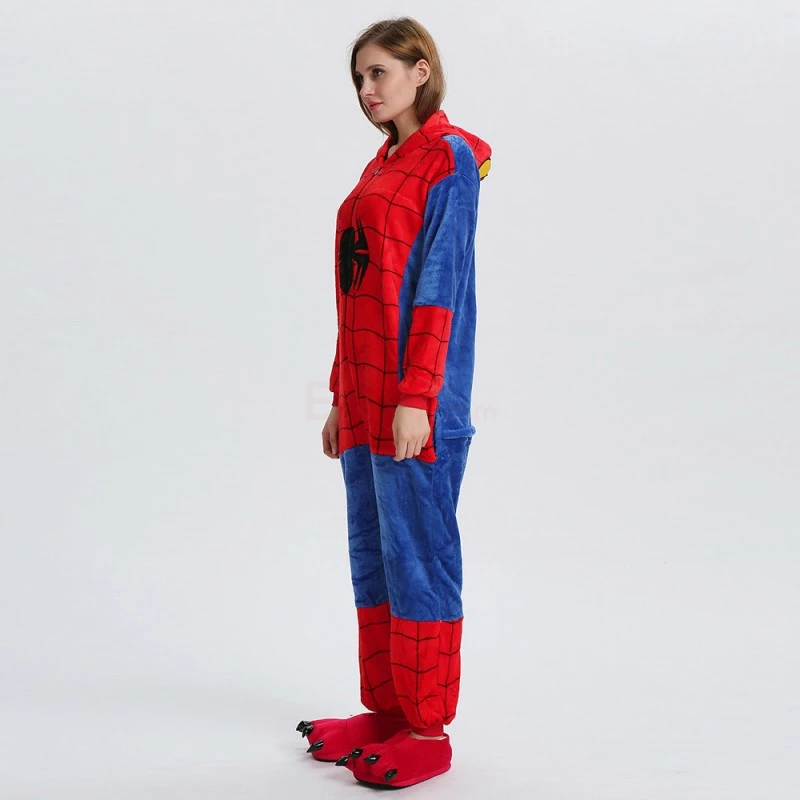 Etaya Spiderman Kigurumi Onesies Pajamas Animal Onesies For Adult - Image 3