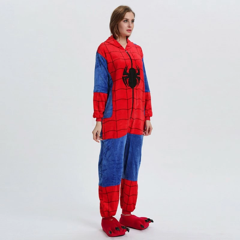 Etaya Spiderman Kigurumi Onesies Pajamas Animal Onesies For Adult - Image 4