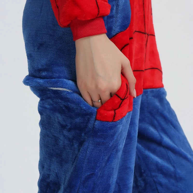 Etaya Spiderman Kigurumi Onesies Pajamas Animal Onesies For Adult - Image 14