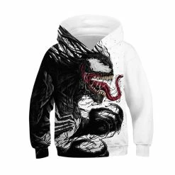 Etaya Kids Venom Hoodie 3D Print Pattern Long Sleeve Hoodies