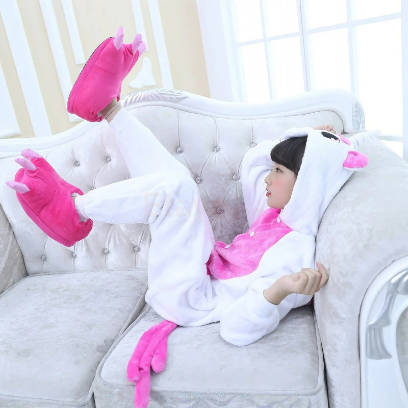 Etaya Kids Onesies Unicorn Rose Red Kigurumi Animal Pajamas Costumes - Image 11