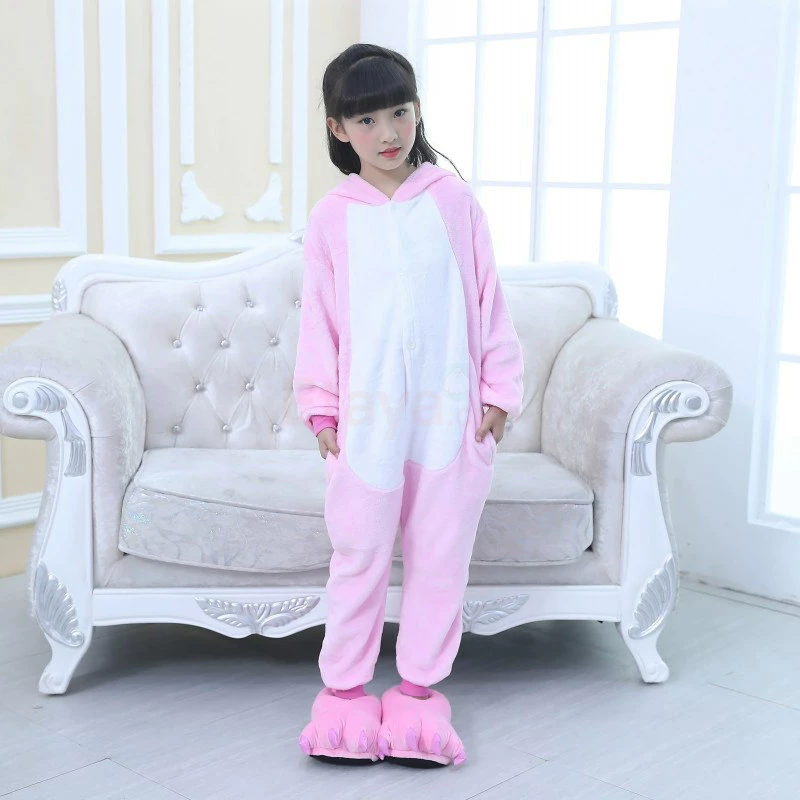 Etaya Kids Pajamas Pink Unicorn Onesies Pajamas Animal Onesies - Image 2