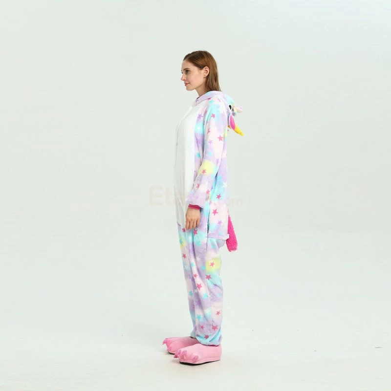 Etaya Stars Unicorn Kigurumi Onesies Pajamas Animal Onesies For Adult - Image 3