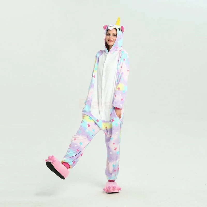 Etaya Stars Unicorn Kigurumi Onesies Pajamas Animal Onesies For Adult - Image 6