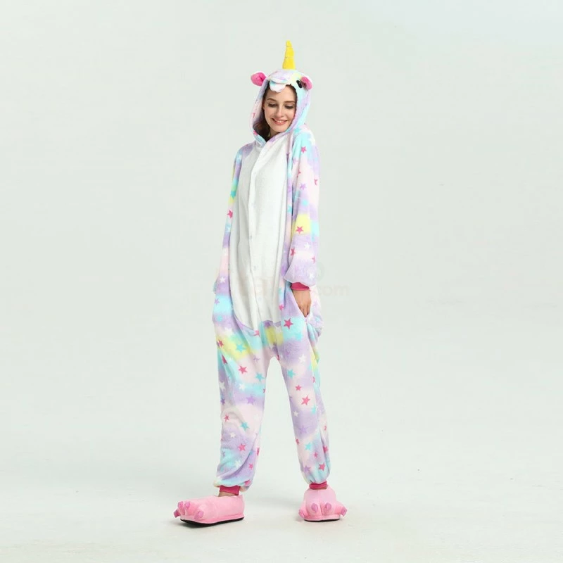 Etaya Stars Unicorn Kigurumi Onesies Pajamas Animal Onesies For Adult - Image 7