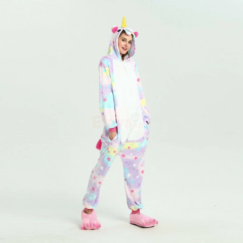 Etaya Stars Unicorn Kigurumi Onesies Pajamas Animal Onesies For Adult - Image 8