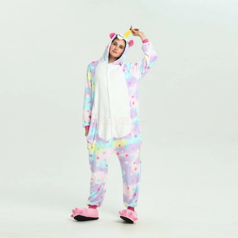 Etaya Stars Unicorn Kigurumi Onesies Pajamas Animal Onesies For Adult - Image 11