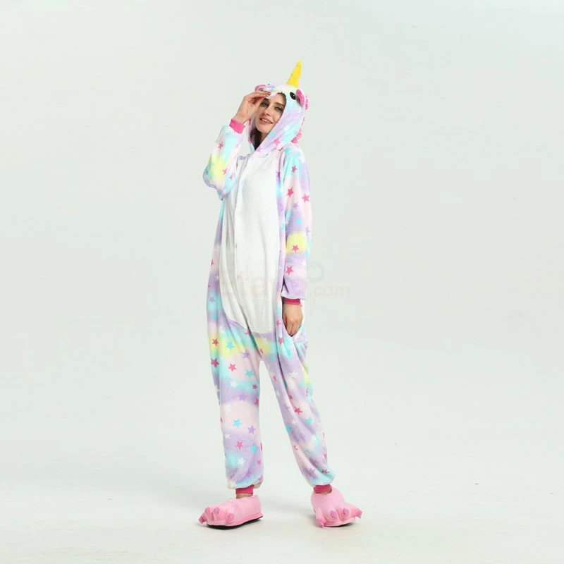 Etaya Stars Unicorn Kigurumi Onesies Pajamas Animal Onesies For Adult - Image 12