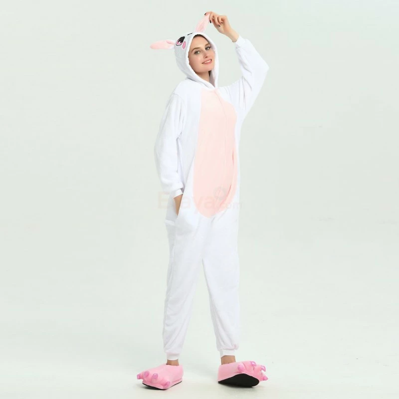 Etaya Pink Rabbit Kigurumi Onesies Pajamas Animal Onesies For Adult - Image 10
