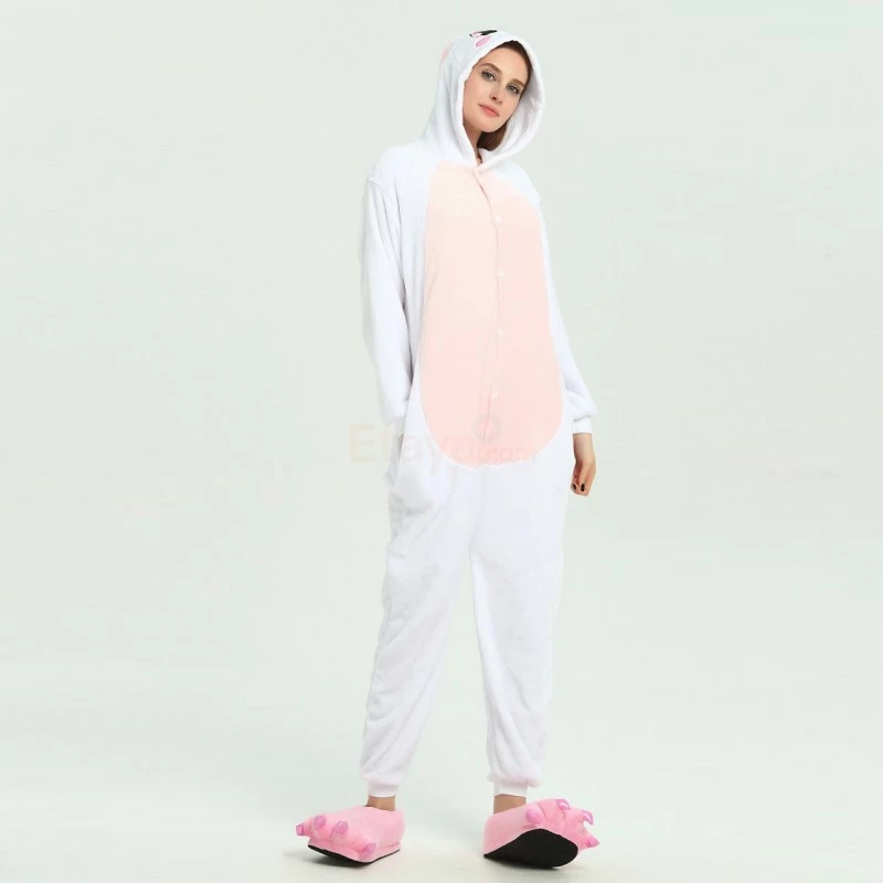 Etaya Pink Rabbit Kigurumi Onesies Pajamas Animal Onesies For Adult - Image 11